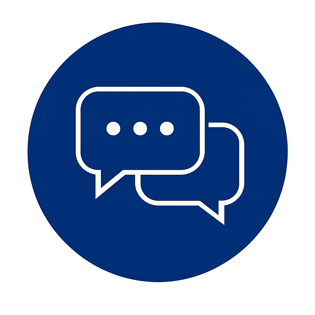 Questions Icon Blue