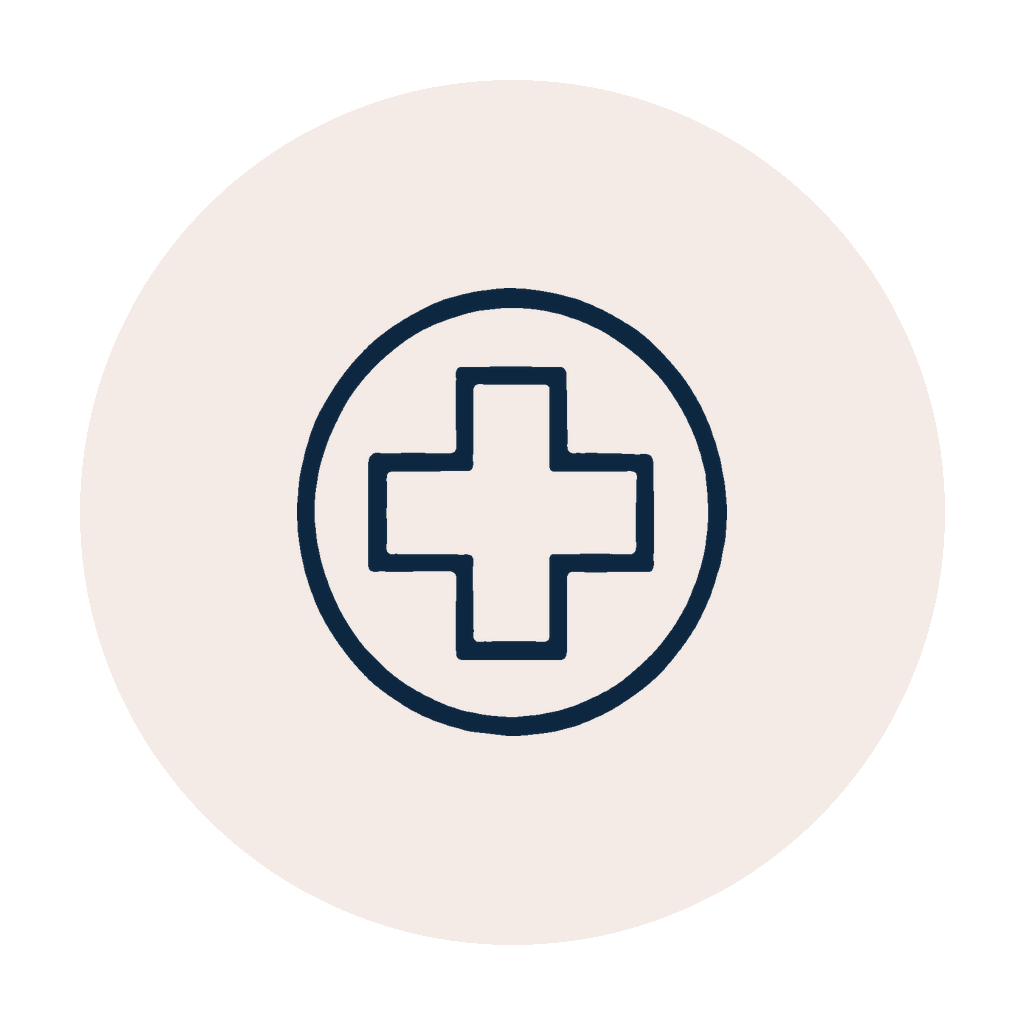 medical cross icon standardized